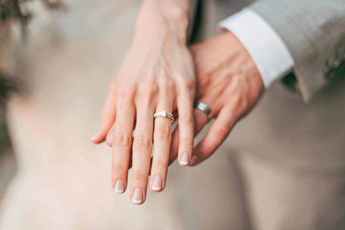 The rings finished in the Warm Editorial look
